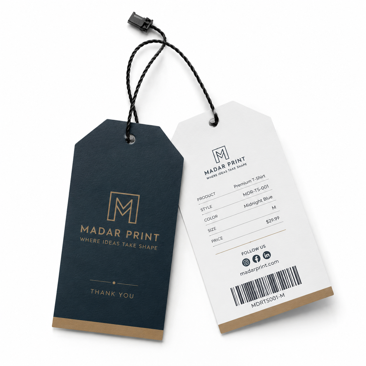 Custom Hang Tags - Delivery Ready