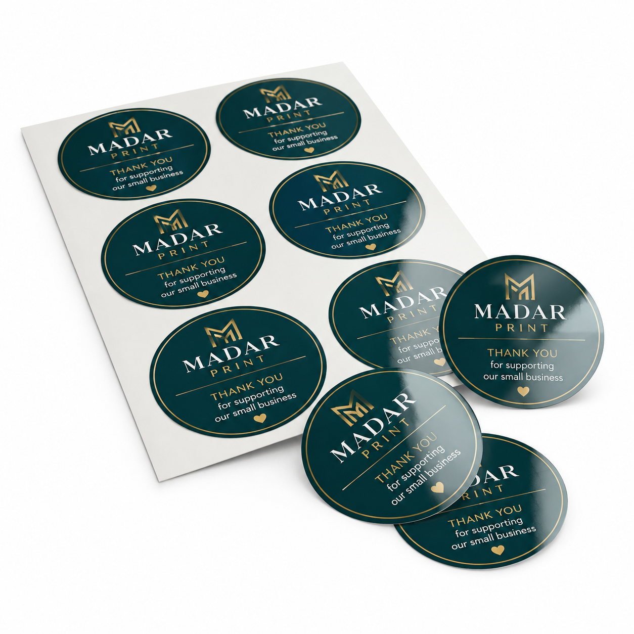 Custom Packaging Stickers - Die Cut