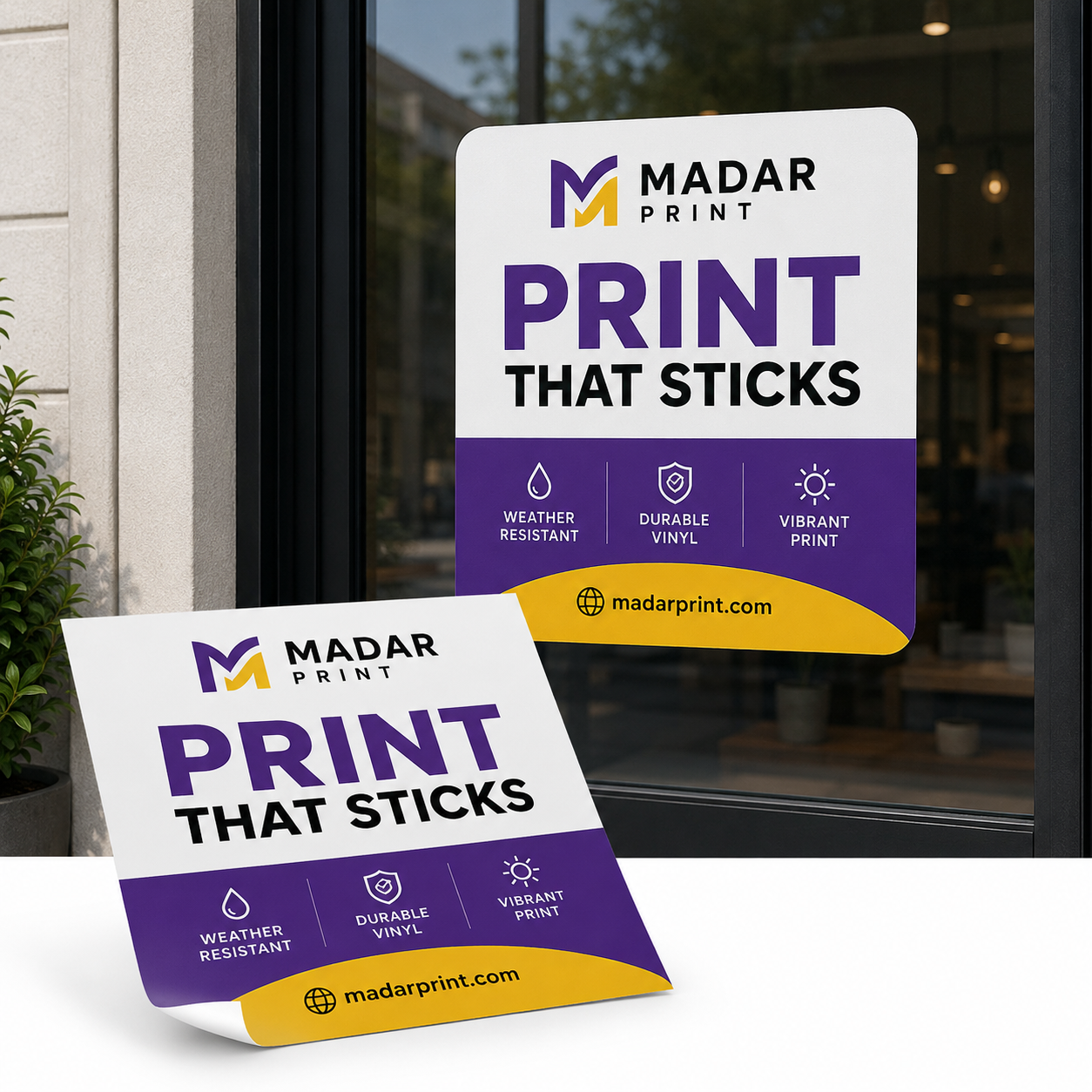 Custom Window Stickers - Standard