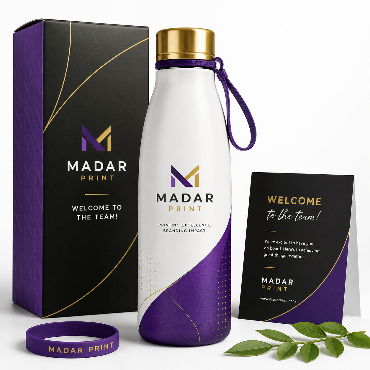 Custom Water Bottles - Welcome Kit
