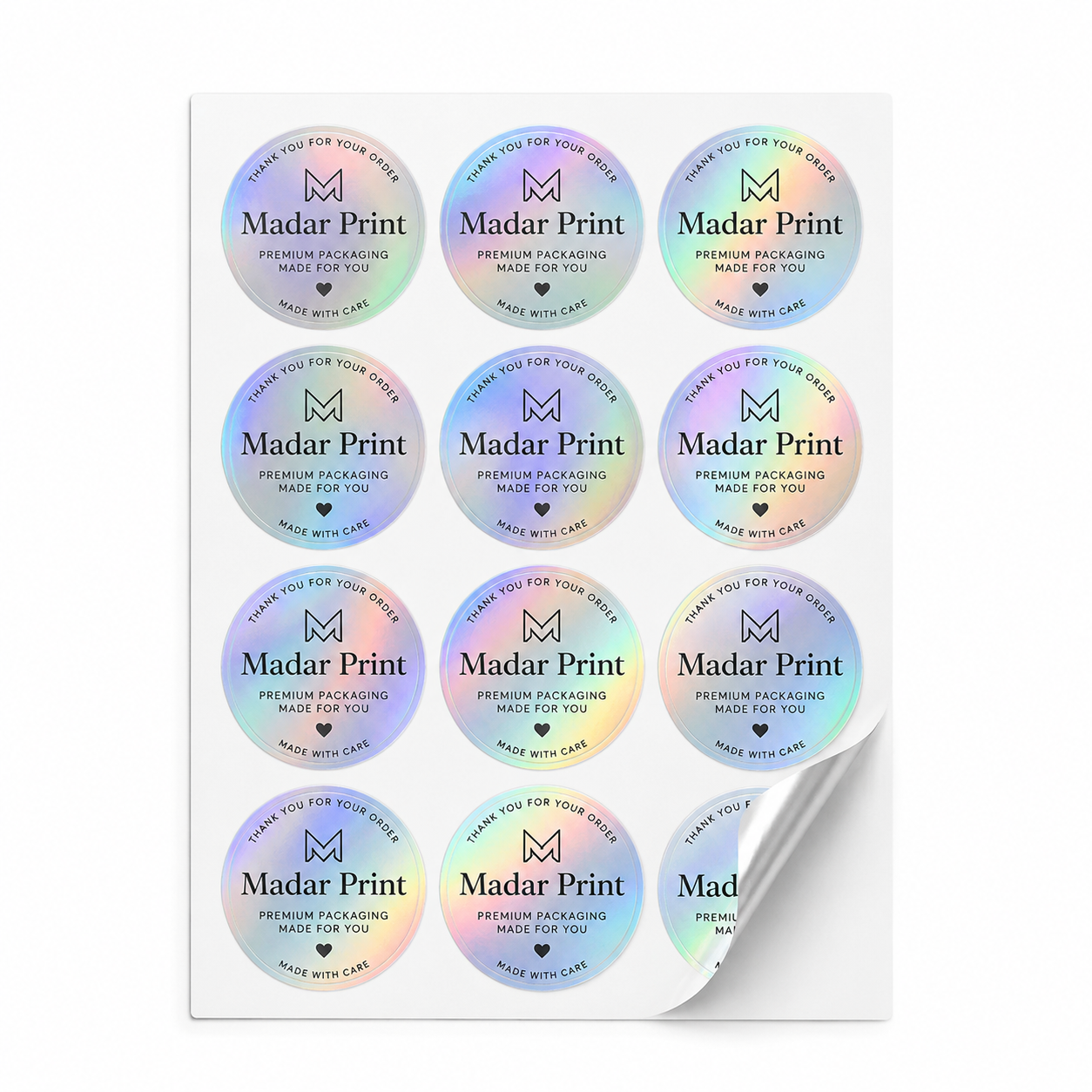 Custom Packaging Stickers - Waterproof