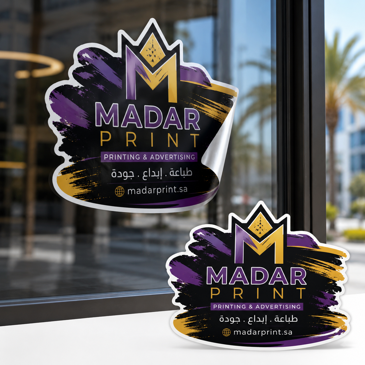 Custom Window Stickers - Die Cut
