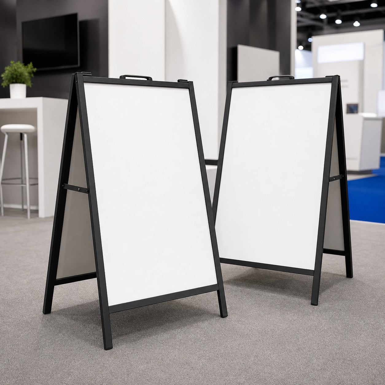 Custom A-Frame Signs - Exhibition Ready product mockup