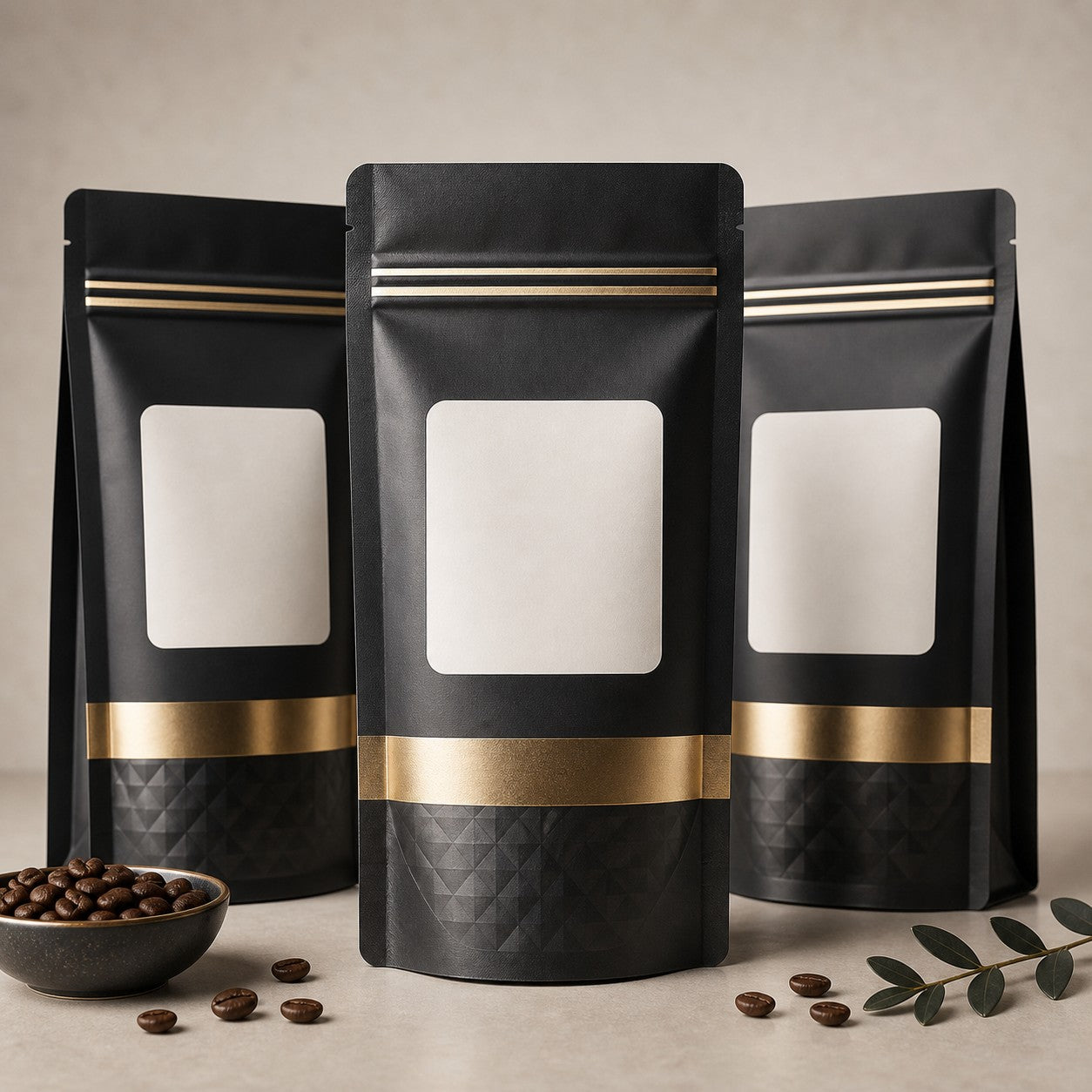 Custom Coffee Bags - Luxury Foil product mockup
