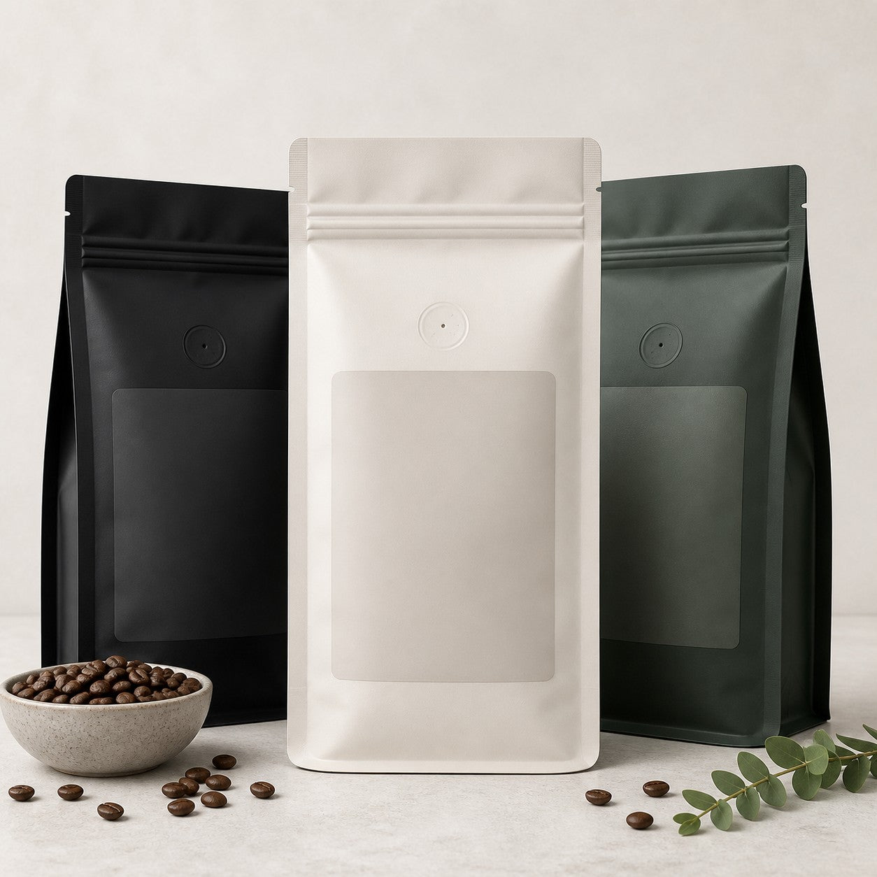 Custom Coffee Bags - Premium Matte product mockup