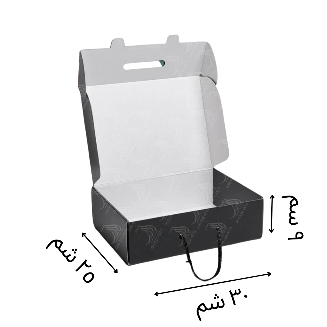 custom printed 30×25×9 cm abaya box with drawstring, Box and bag style