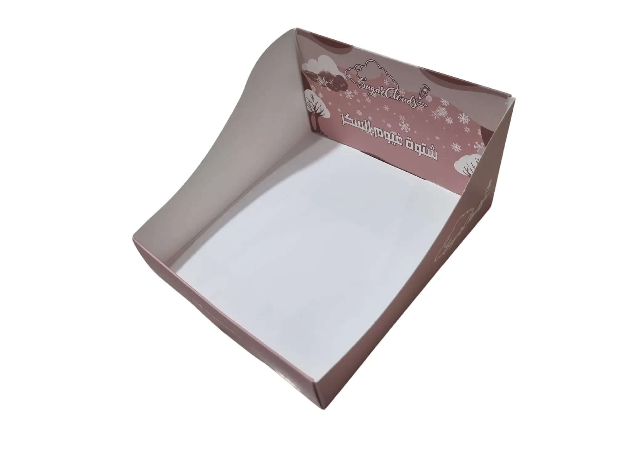 piatto da servizio mfteh per dolci e taam stampa con logo del cliente