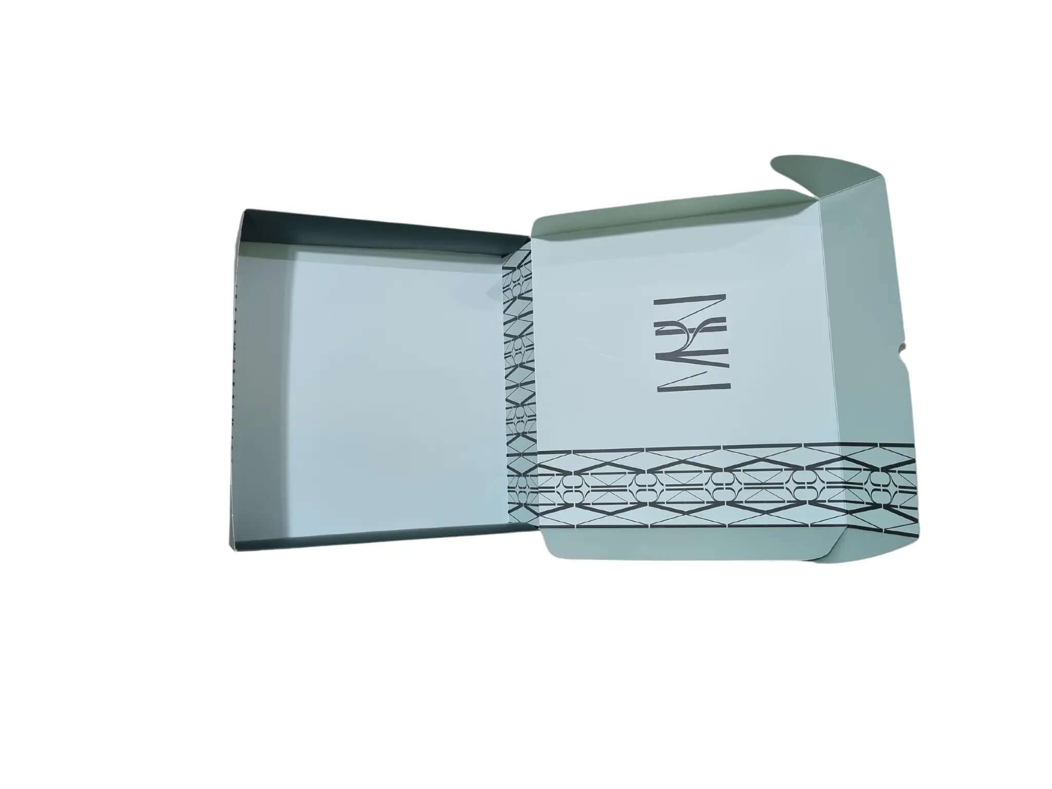 custom printed abaya box inside and outside printing with inside lamination 32×31.5×8.5 cm