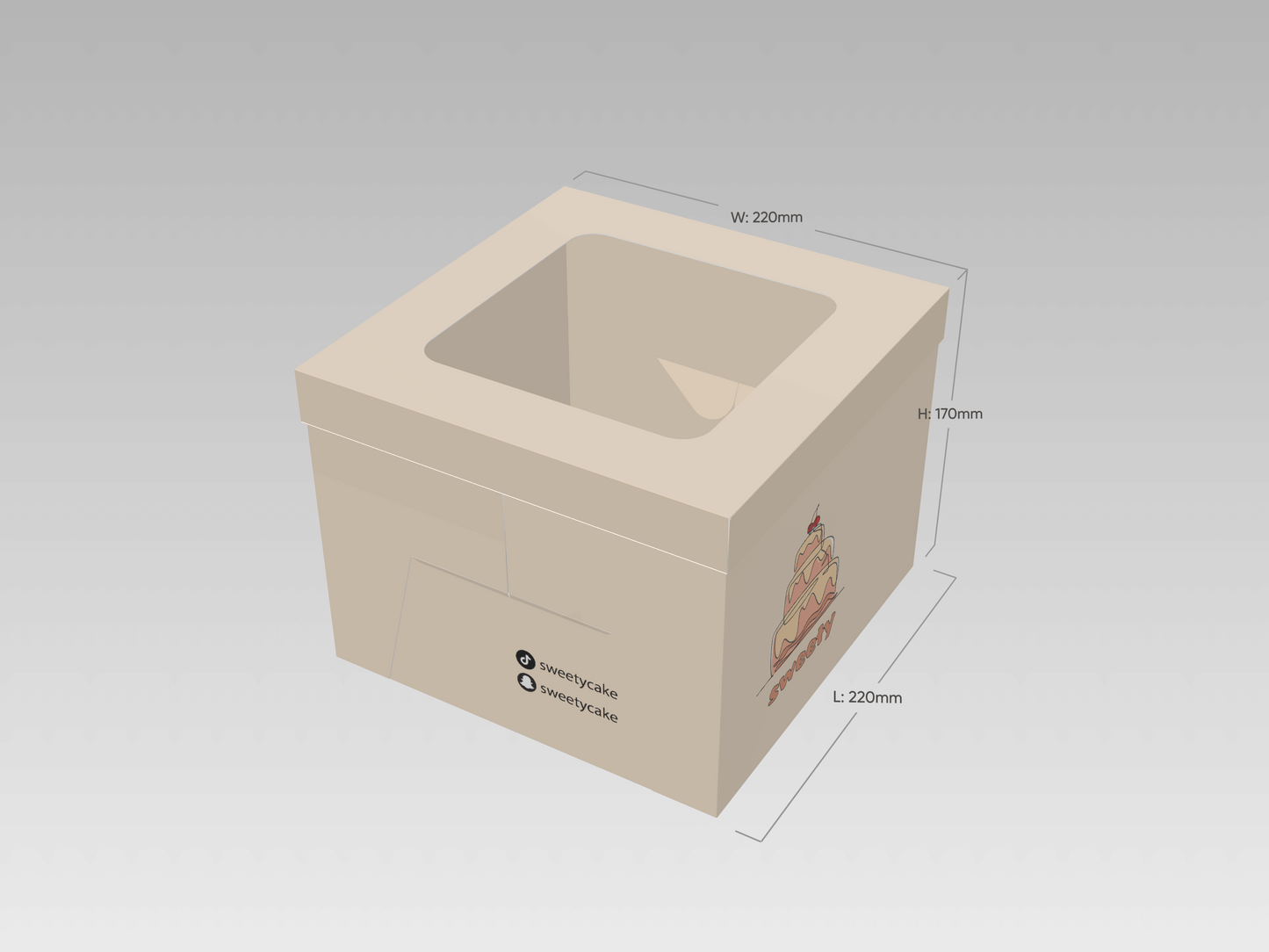 طباعة بوكسات مع شفاف مع نافذة شفافة