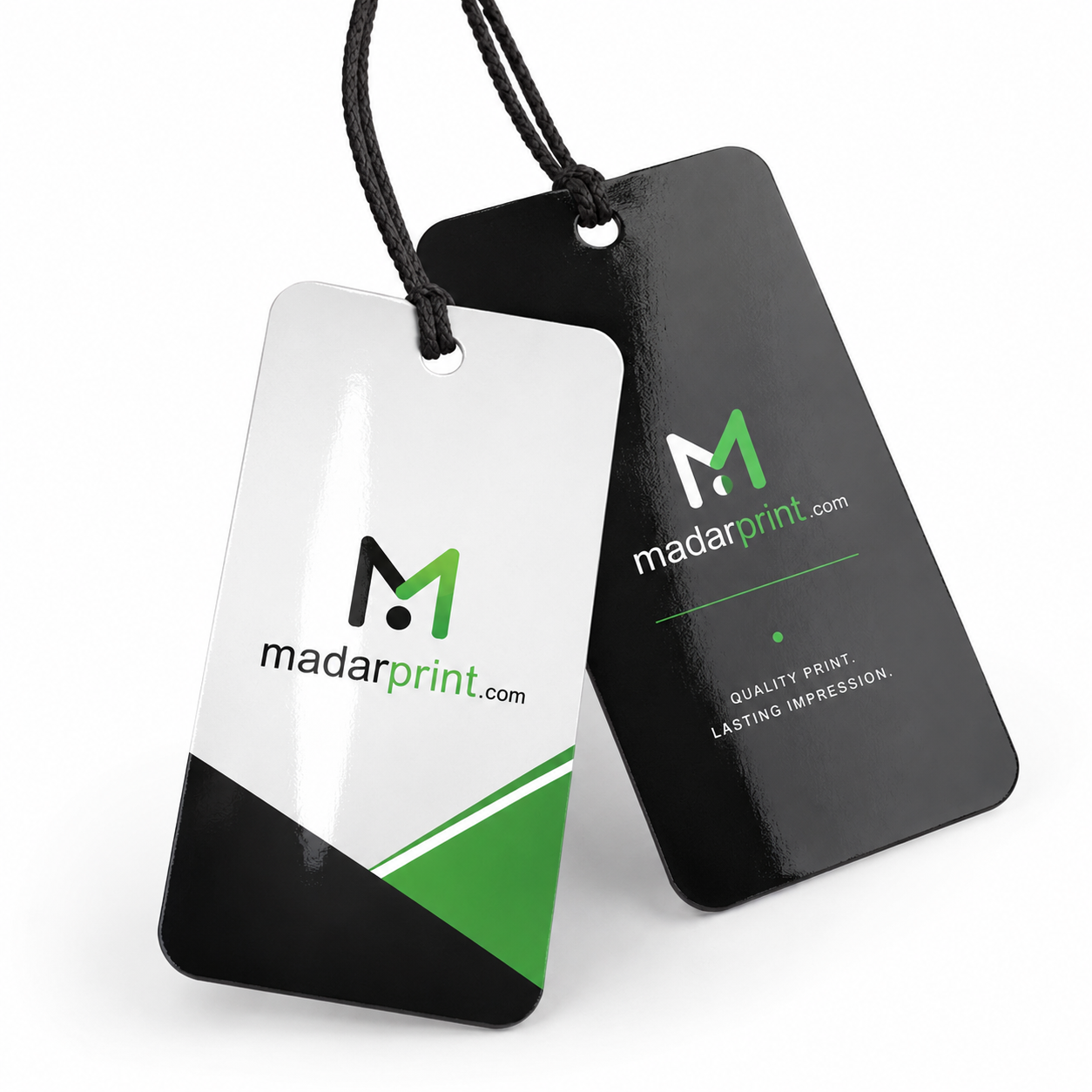 Custom Hang Tags - Glossy Finish