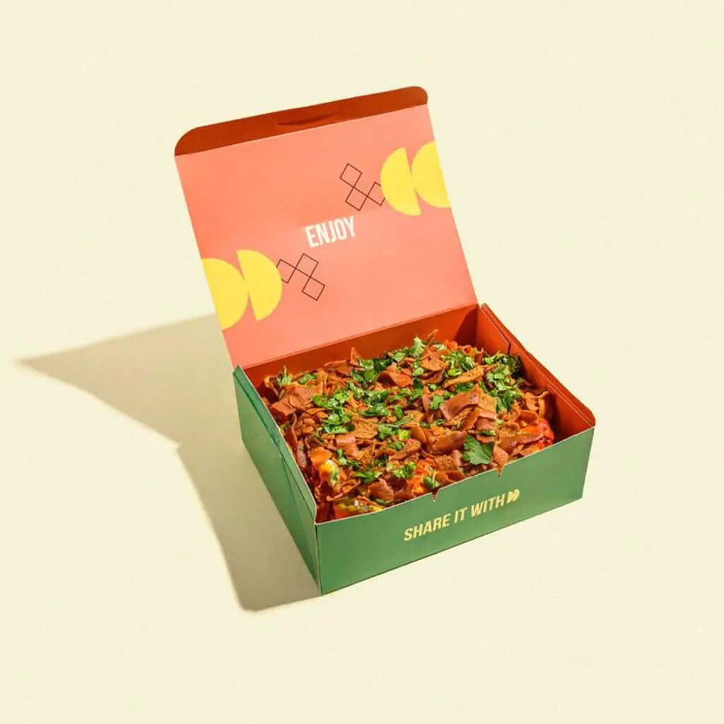 طباعة بوكسات أجنحة الدجاج مع بطاطس