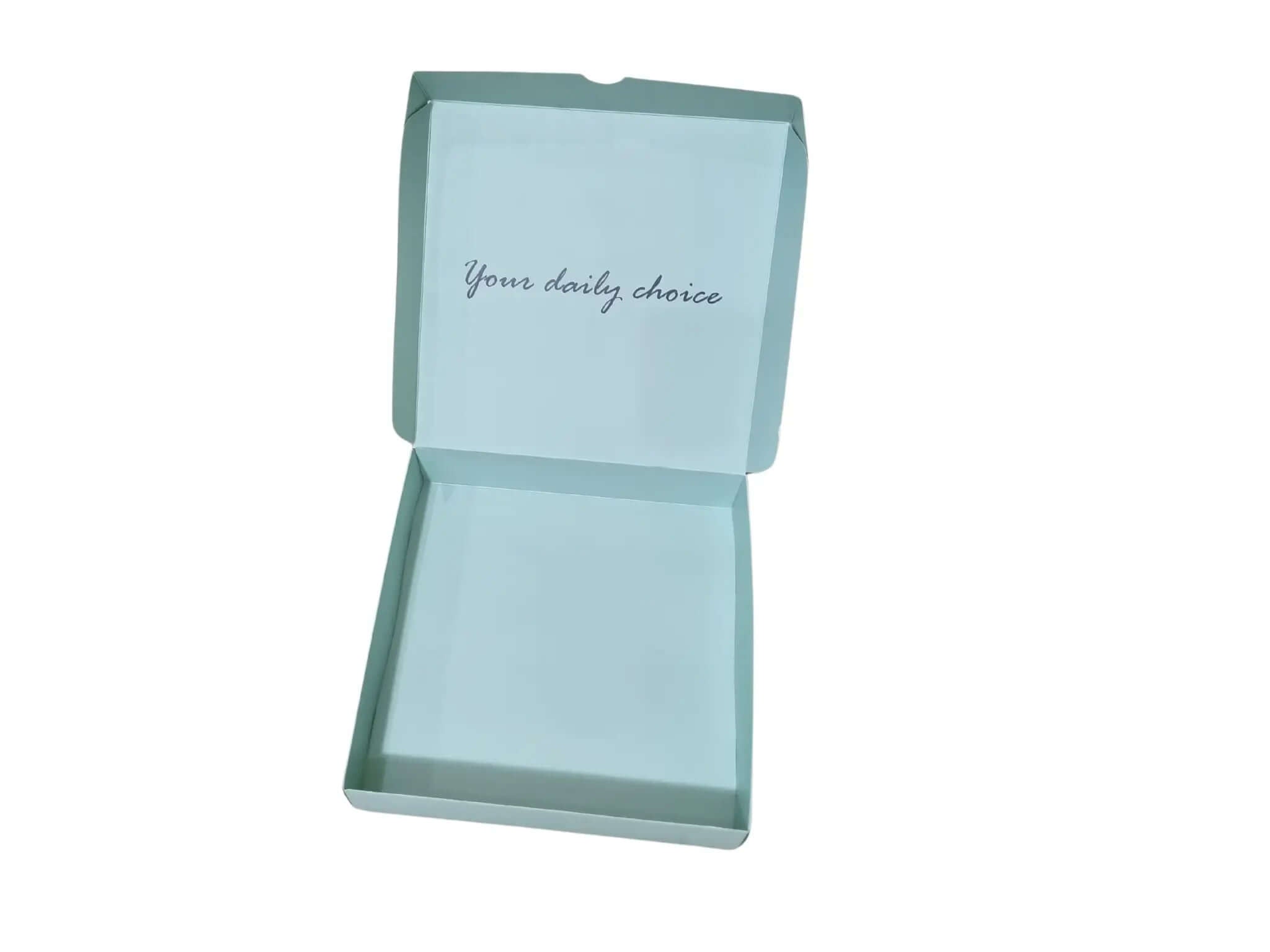 personalized printed 24×24×5 cm box for donut pancake sweets