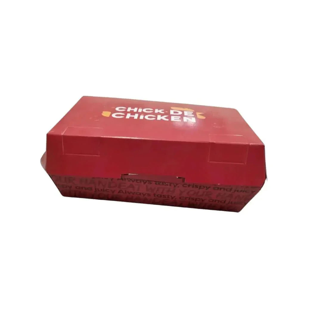 Printing on fried chicken and fries boxes in Saudi Arabia