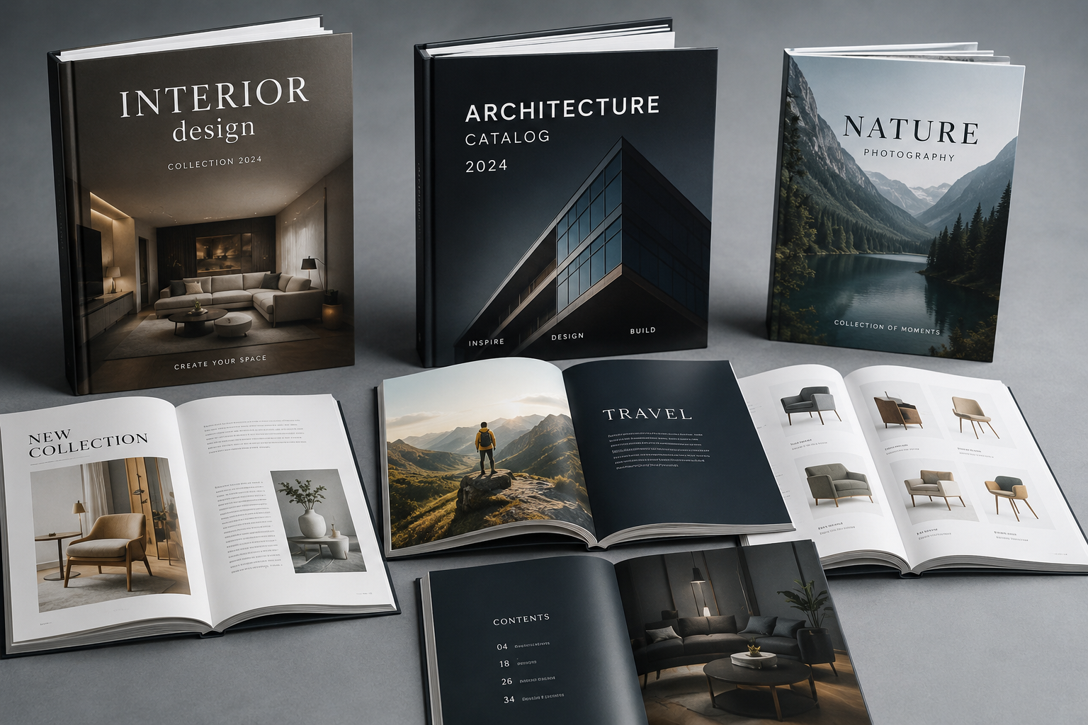 books and cataloges