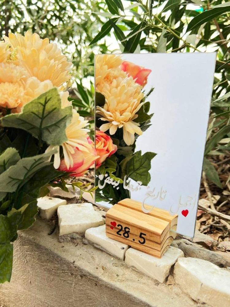 Wooden stand for acrylic panels 7 cm — product image 4