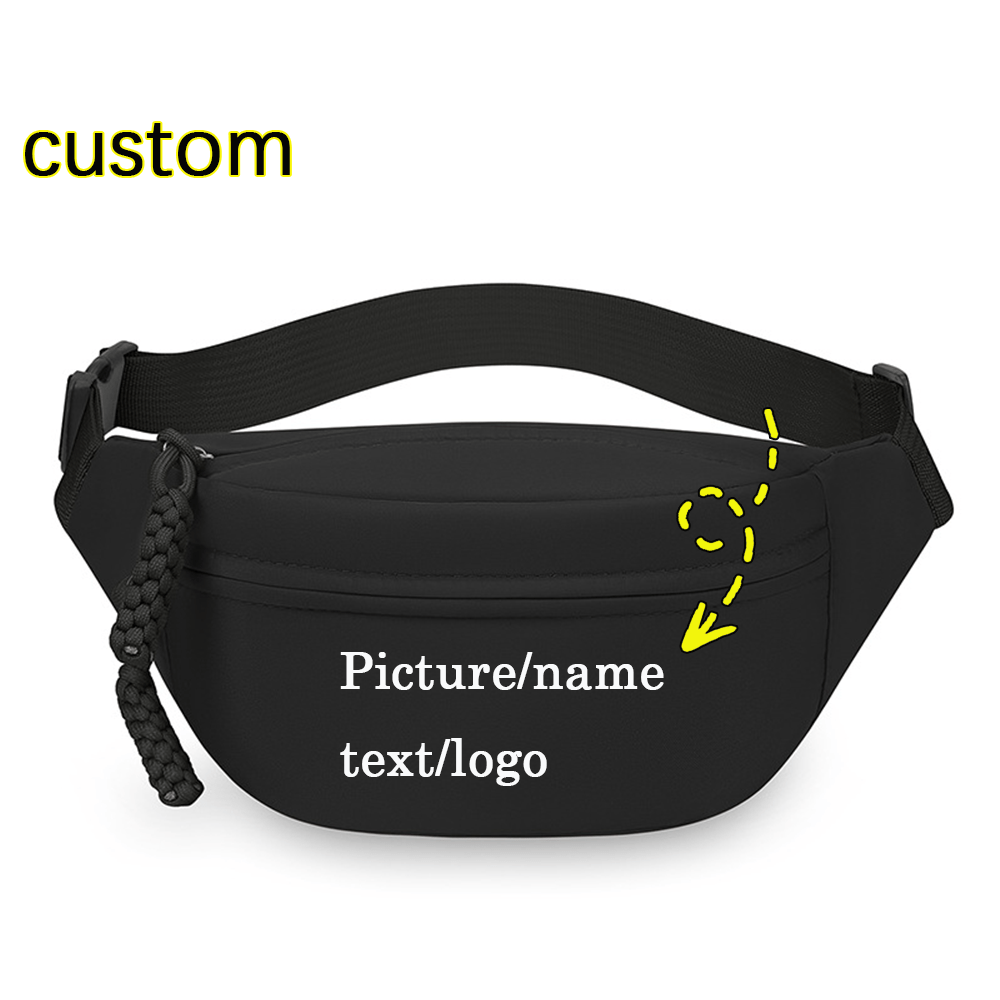 Crossbody Bag-A Waist Bag That Allows for Text/Images/Logos - Lightweight And | Photo-Printed Branded – image 3