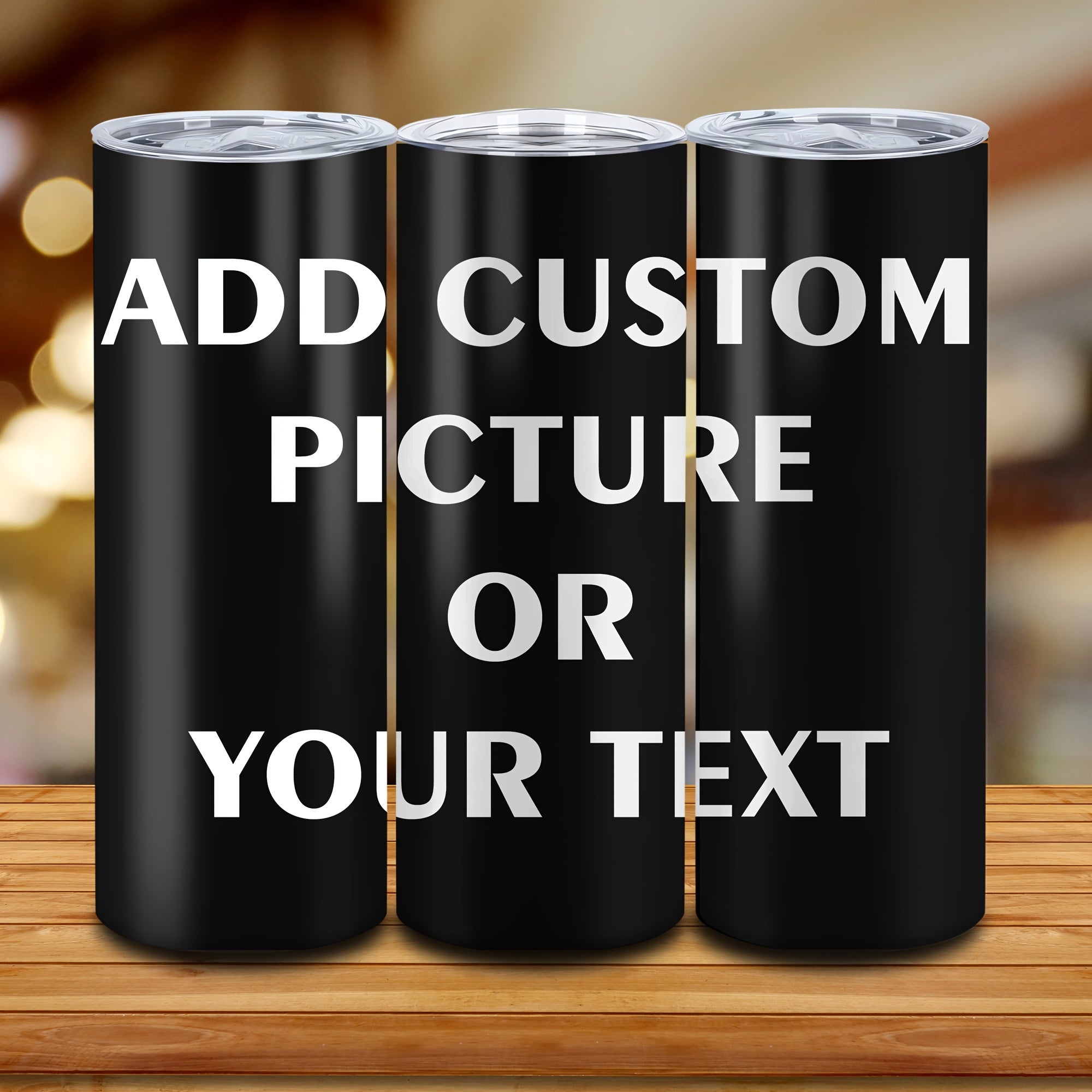Bespoke Tumbler & Bottle – MISVAN 20oz Stainless Steel Water Bottle with Custom Photo & Text – – image 1