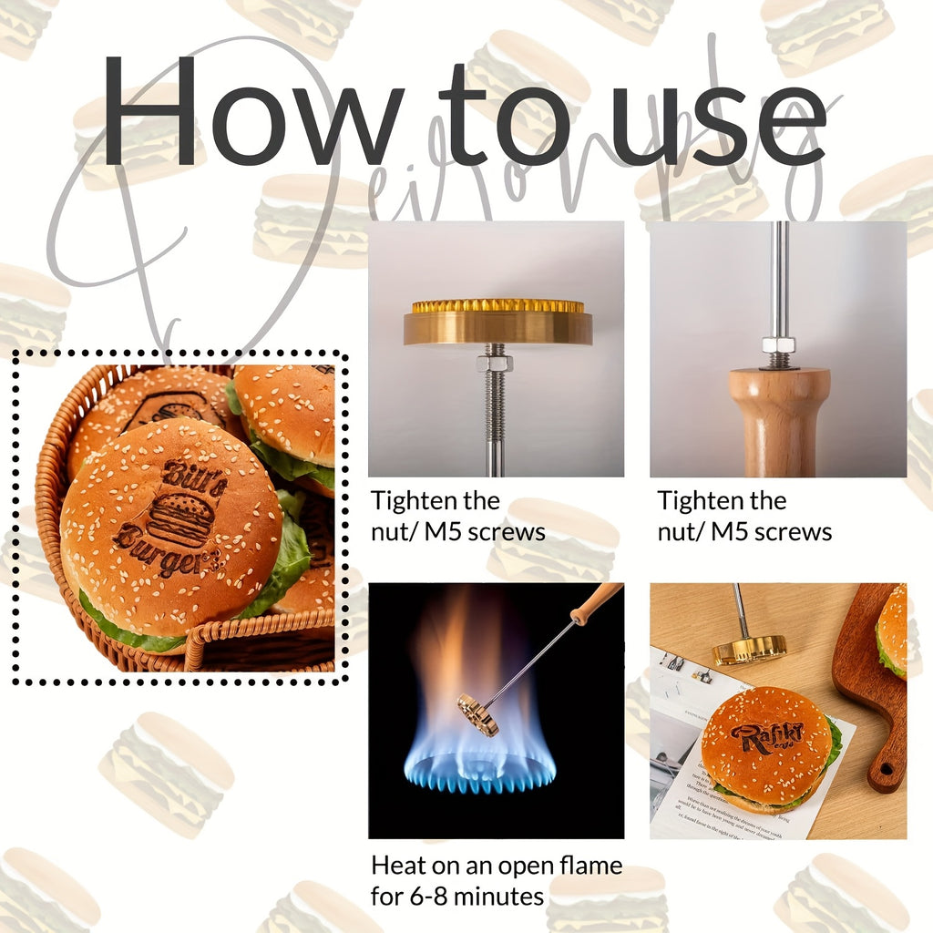 Design-Your-Own Food Branding Stamp with Custom Logo or Design - image 3