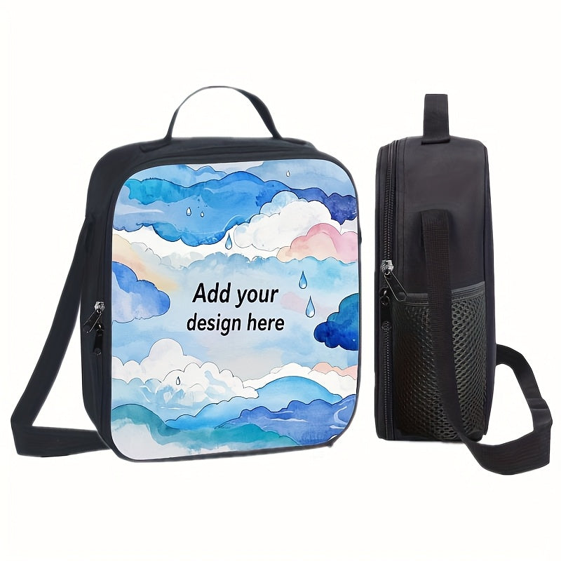 Non-food Contact Digital Printing Fashionable Lunch Bag, Supporting Customization of Images, Texts, Photos, and LOGO - image 3