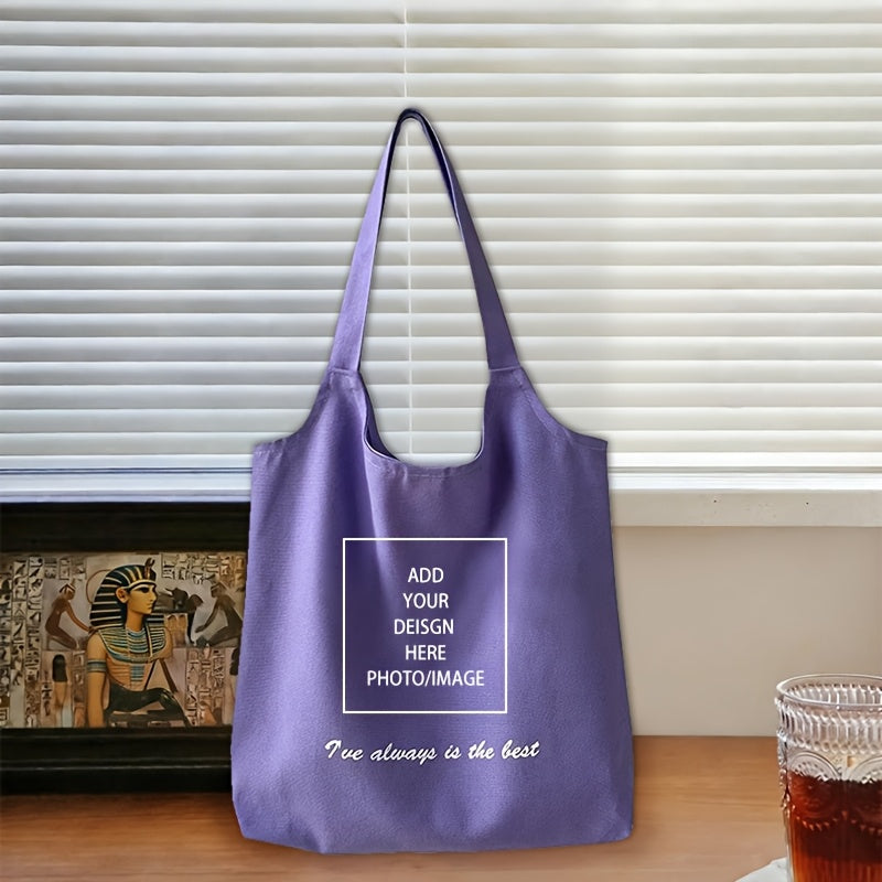 Qualitative Purple Shoulder Bag, Self-Defined Photo/text/logo Backpack, | Business-Ready Branded – image 1