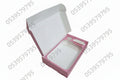 custm printed and designed box with  tray cut-out  and sauce circle and napkin or fork  slot