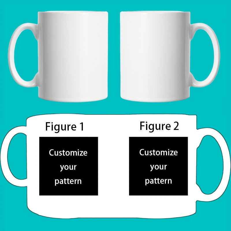 Signature 11Oz Ceramic Coffee Mug -, Reusable, Durable High-Quality Material with – Custom – image 1