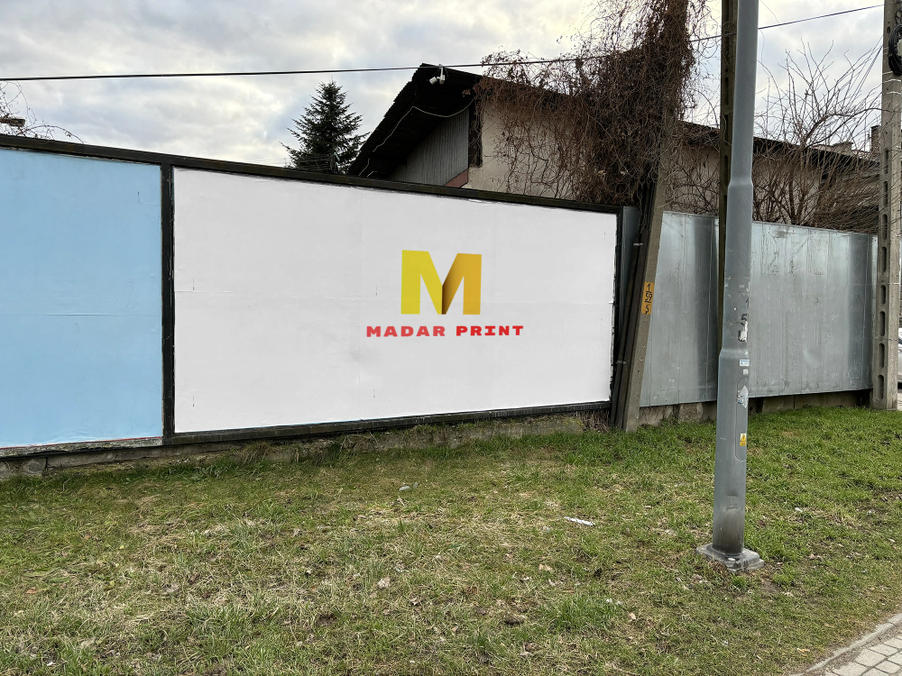 Printed fabric banner in various sizes