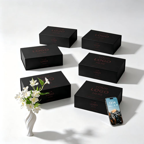 2 Custom Positions, Magnetic Flip-Top Gift Box with Arbitrary Pattern | Made-to-Order Packaging & – image 2