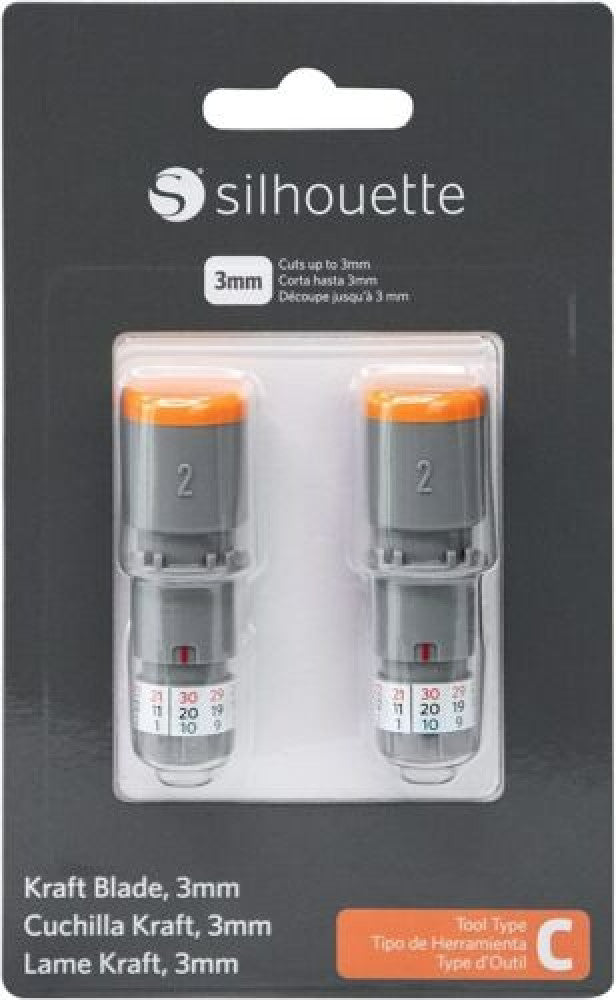 Two kraft blades for Cameo 4/5 - cutting edge 3mm — product image 1