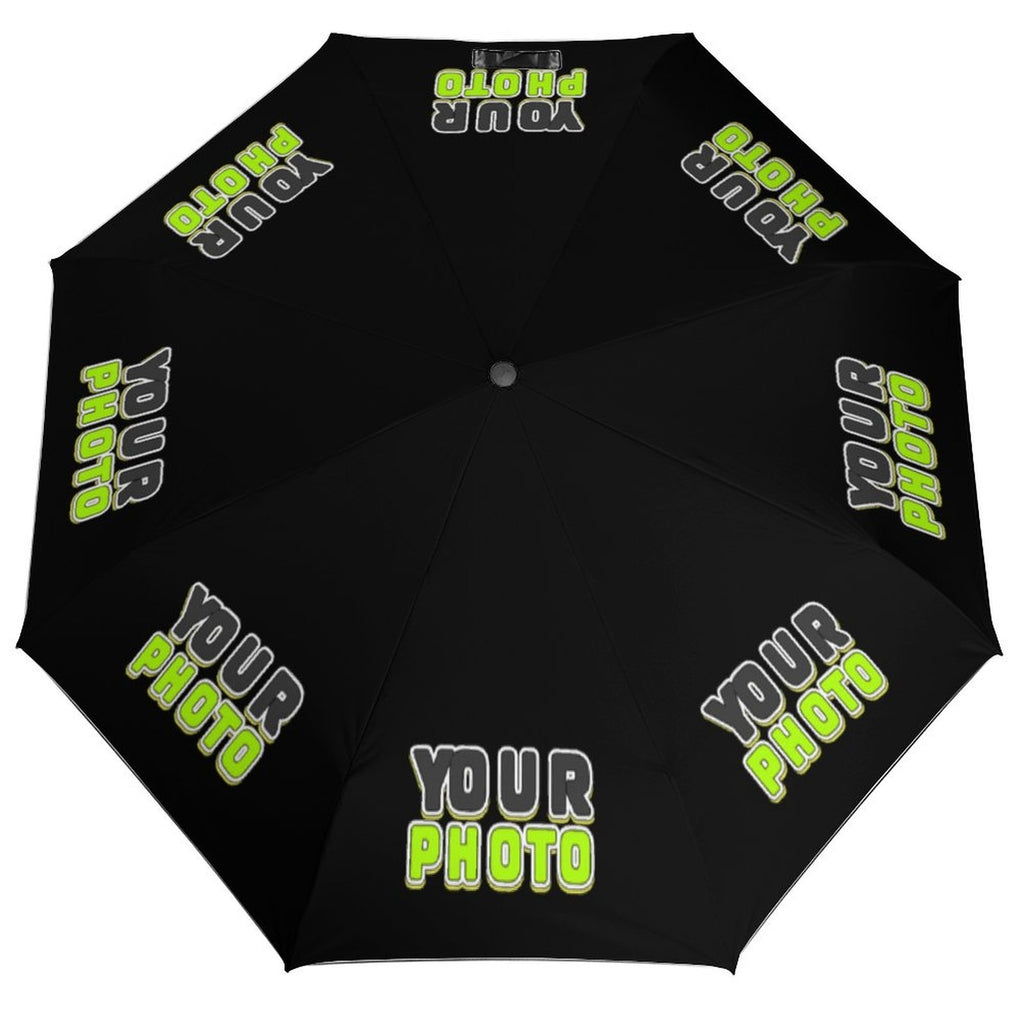 Personalized Specialized Promotional Product – 3-Fold Auto Umbrella with Custom Photo/Logo - A Lightweight, Foldable – image 1