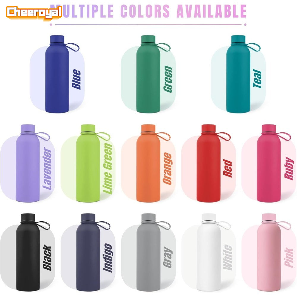 Design-Your-Own Custom Water Bottle, 17oz Insulated Tumbler, Can Be Printed with Images and – Team – image 4