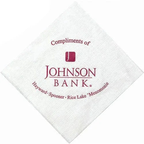 Custom Printed Napkins – 30 × 30 cm (Single Ply)