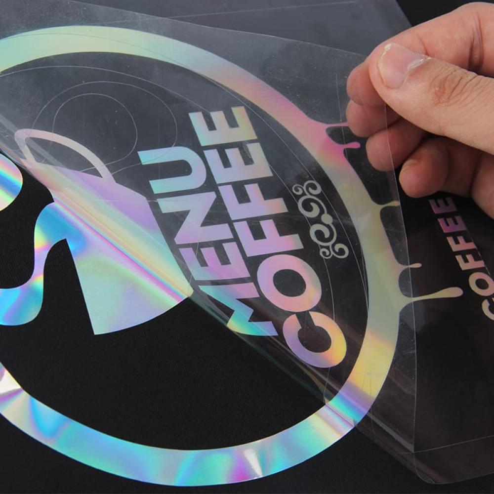 heat-transfer vinyl silver hologram fabrics — product image 4