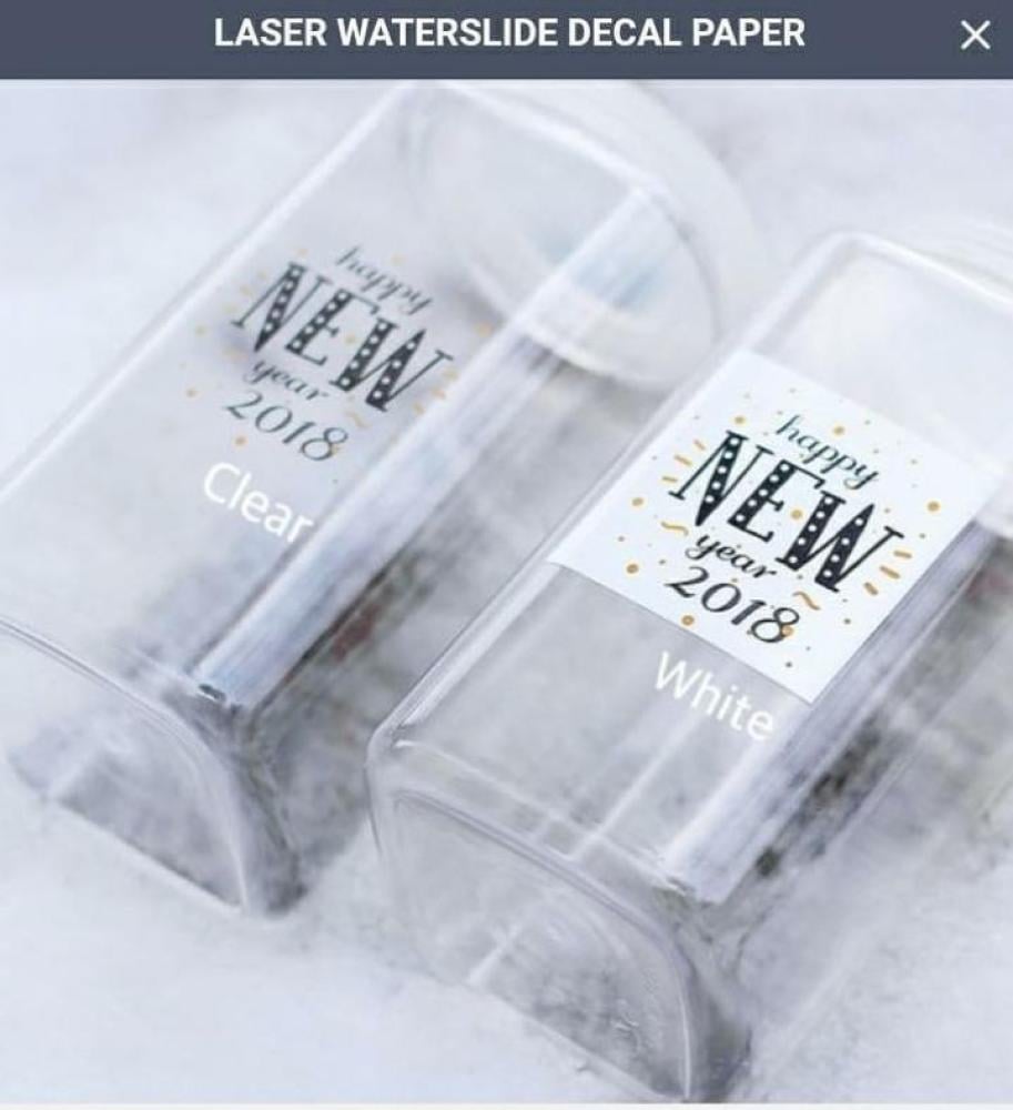 Transparent watercolor paper for regular inkjet printers with a protection layer of 10 sheets — product image 1