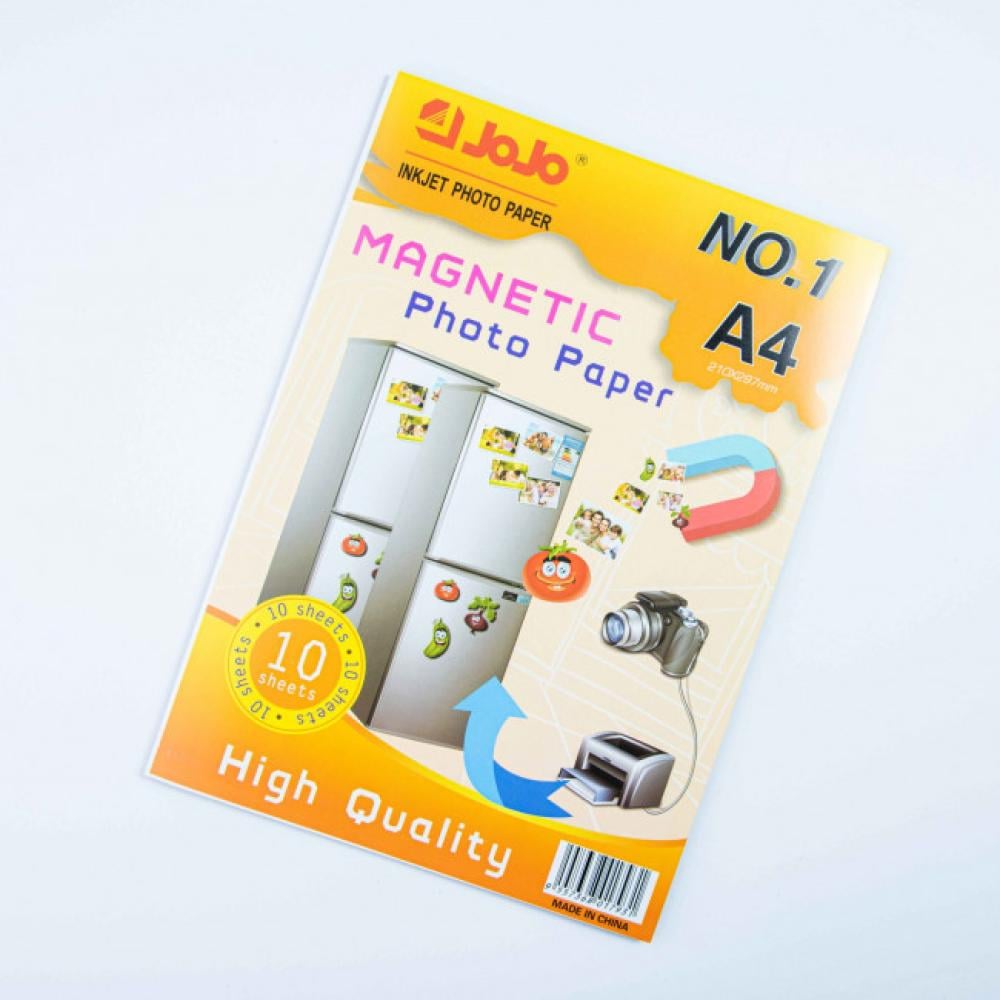 Best Magnetic Paper for A4 JoJo Printing 10 Sheets, Glossy and Strong — product image 1