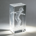 Customize Your Own Statue Figurine, 3D Custom Crystal Photo Statue for Home Decor. Laser-engraved Personalized… - image 1