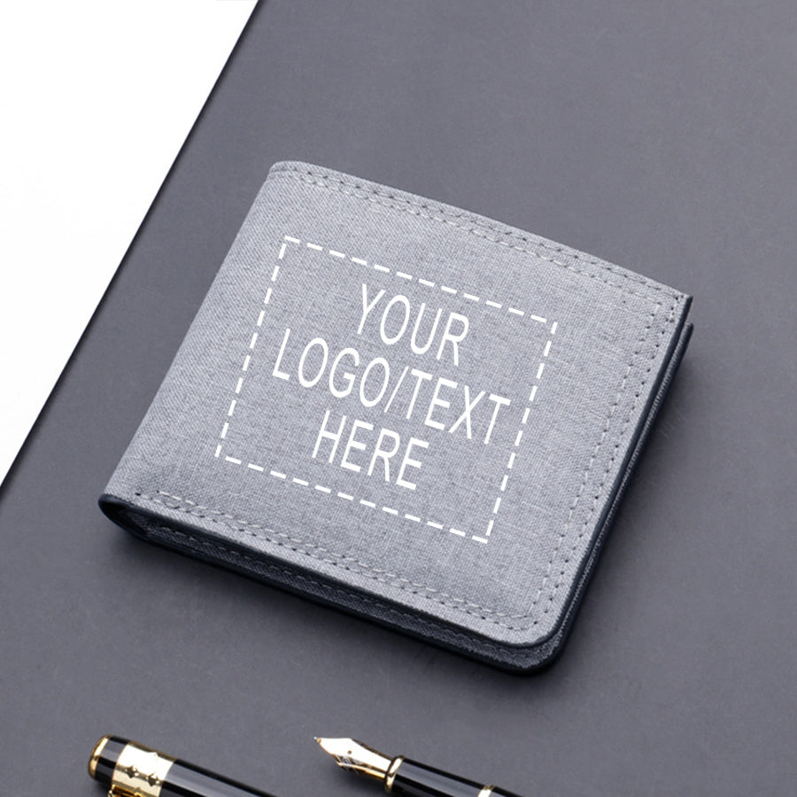 Corporate Custom Men'S Minimalist Short Bag with Logo And Text, Multi-Card Slot Organizer - – Client – image 2
