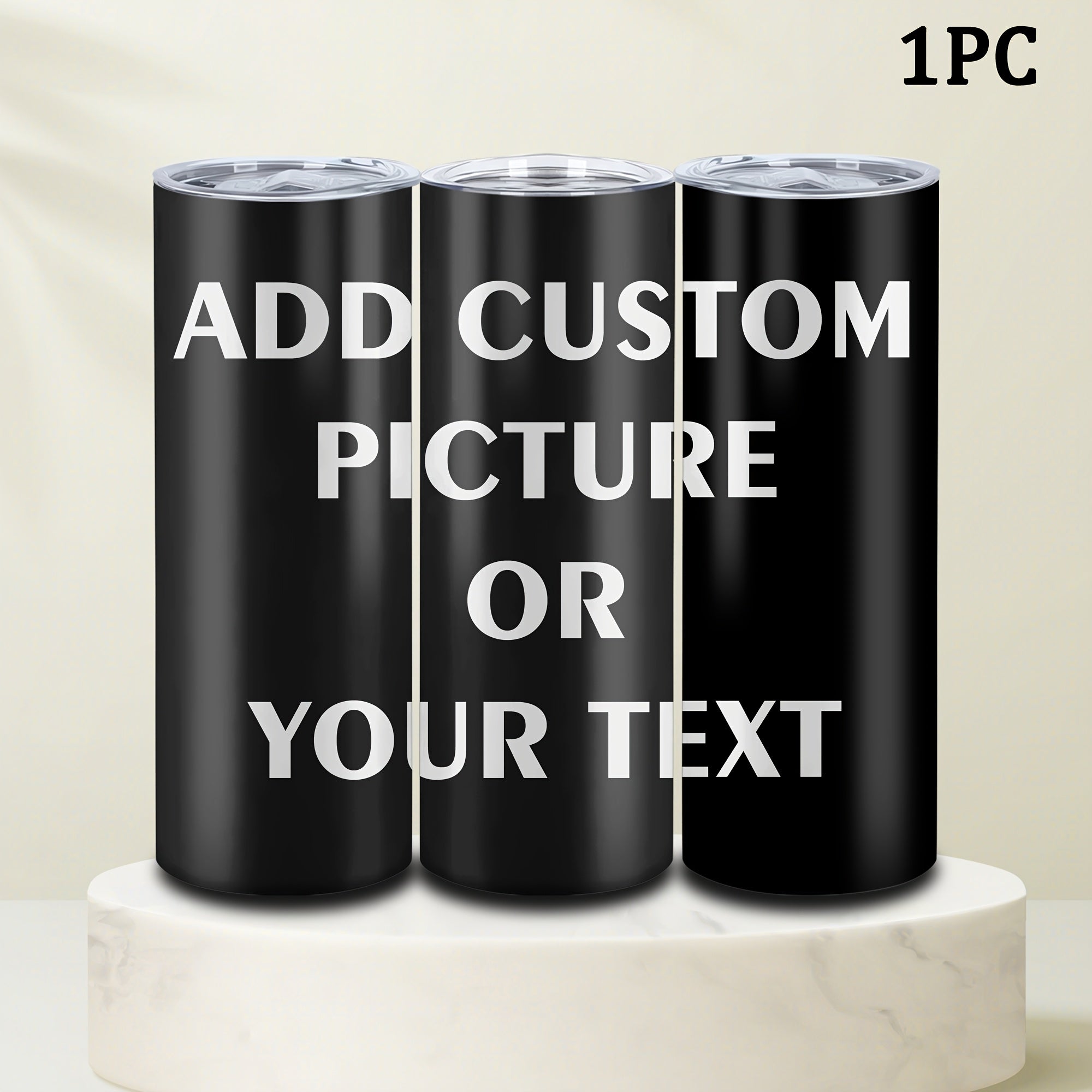 Bespoke Tumbler & Bottle – MISVAN 20oz Stainless Steel Water Bottle with Custom Photo & Text – – image 3