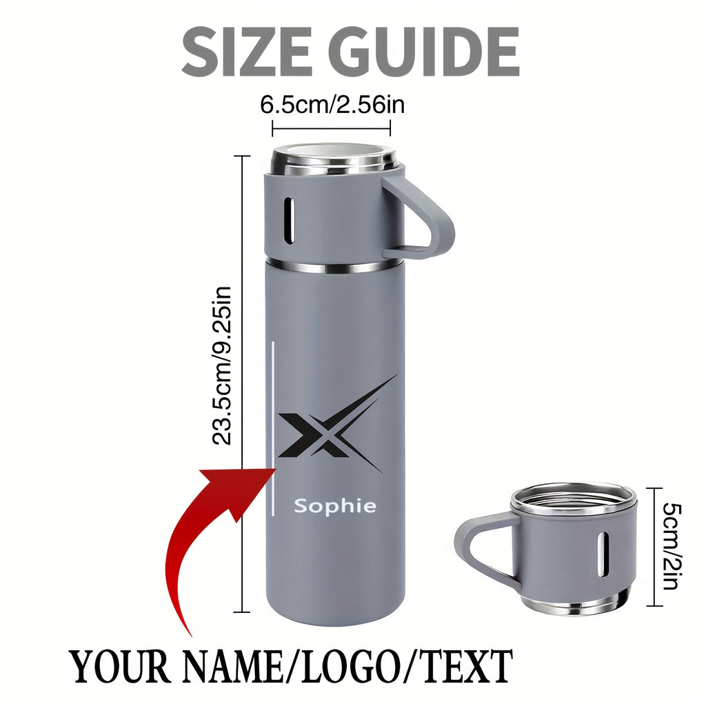 Brand-Forward A Custom Insulated Cup with a Stylish 'X' Logo, Featuring a Minimalist Design – Business – image 4