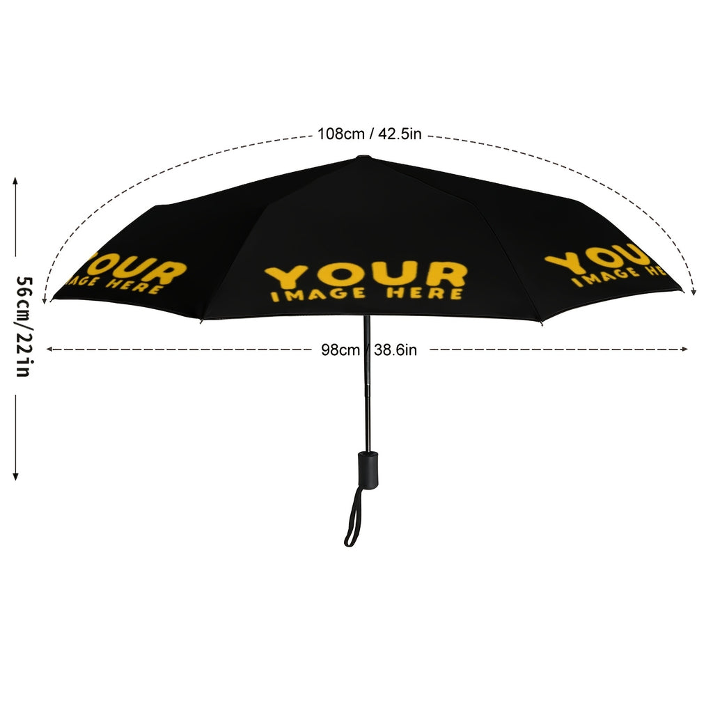 Umbrella / Name, Lightweight 3 Fold Umbrella Auto Open Close Folding Umbrella | Promotional Specialized Promotional – image 2