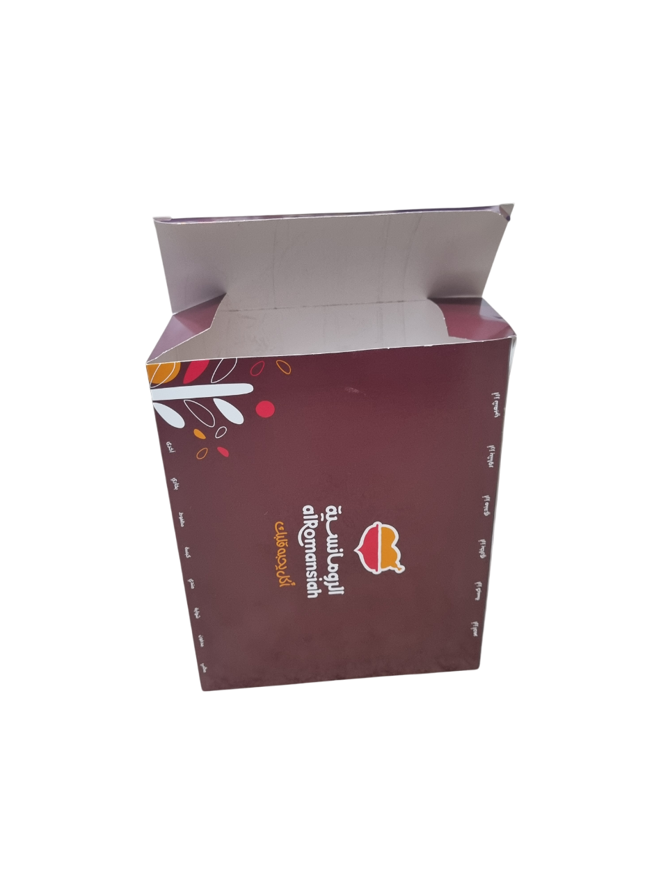 half chicken and rice meal box