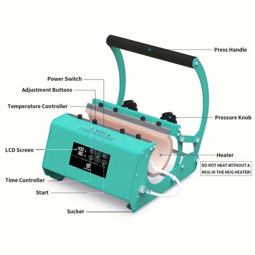 mug heat press - mint mug 20/30 oz — product image 3