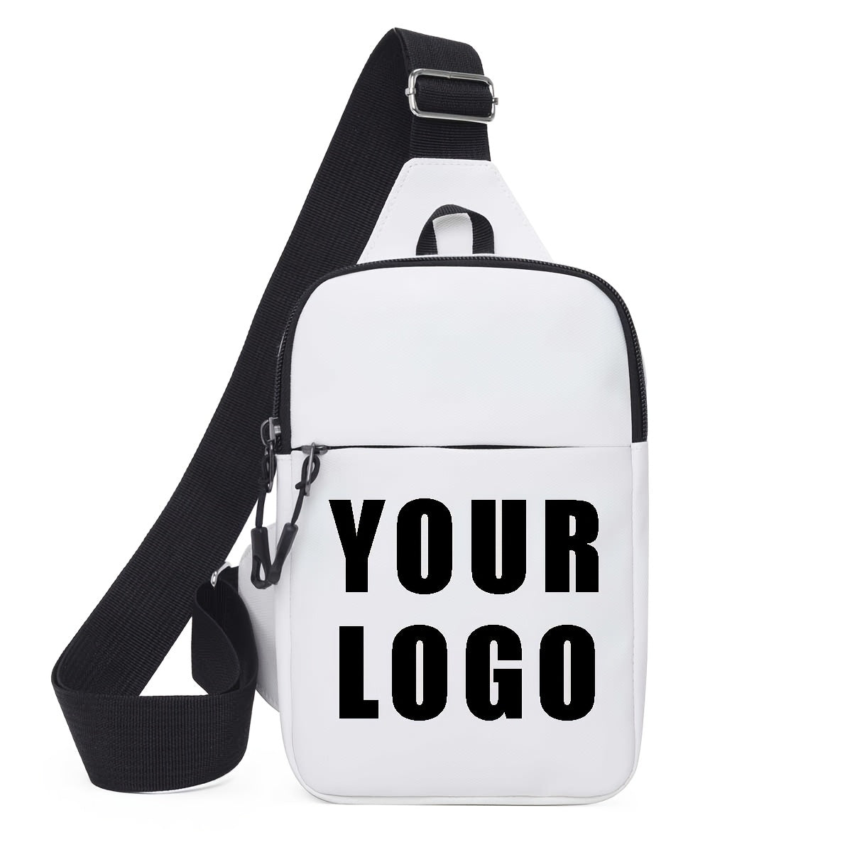 Brand-Forward Single-shoulder Bag, Chest Bag, Crossbody Bag with Your NAME/LOGO/PHOTO, – Marketing – image 3
