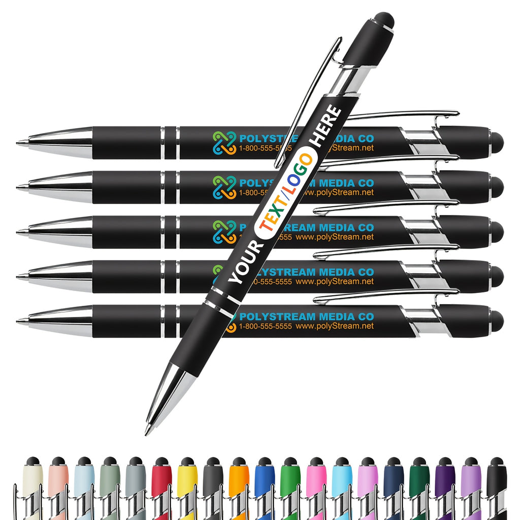 Personalized Business Stationery – s DIY Pen Set, Color Logo/Text, Metallic End, Smooth – image 3