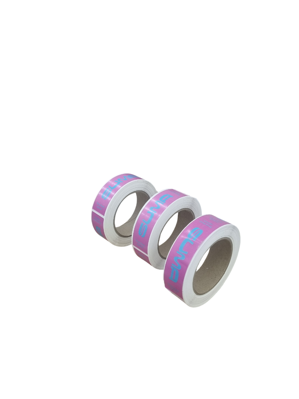 Sticker roll, sticker rolls with logo printing - مطبعة مدار
