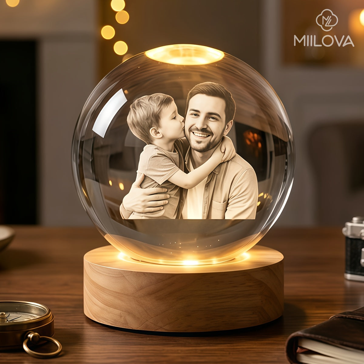 Design-Your-Own Crystal Lamp with Custom Logo or Design - image 2
