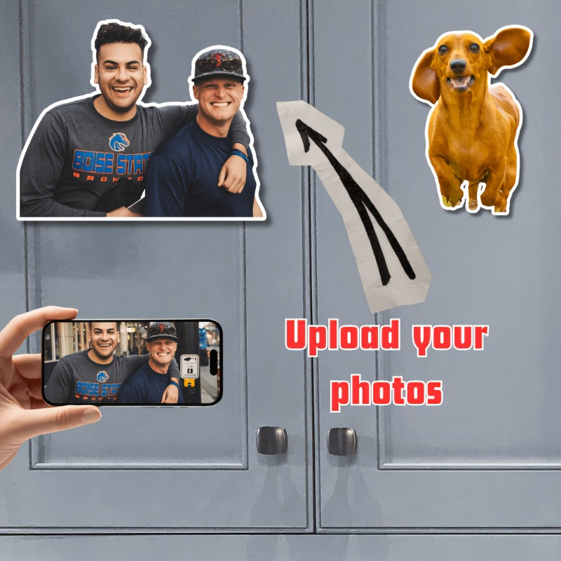 Custom-Printed Specialized Promotional Product – Custom Fun 2D Flat Magnetic Fridge Magnets, 5/10pcs Set | with – image 2