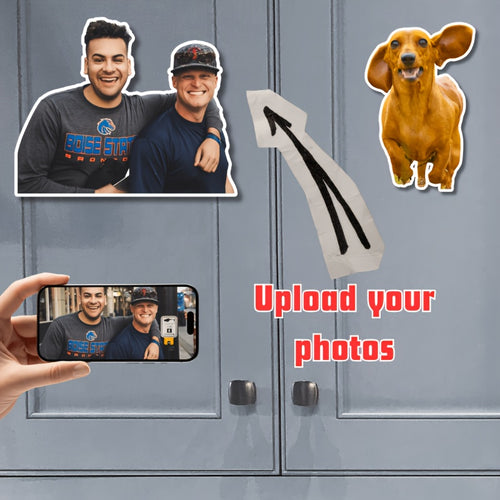 Custom-Printed Specialized Promotional Product – Custom Fun 2D Flat Magnetic Fridge Magnets, 5/10pcs Set | with – image 2