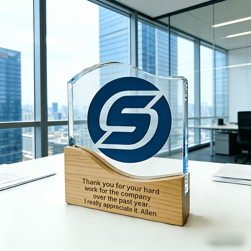 Custom-Printed Corporate Award – Custom Trophy Plaque - Corporate Award Event Plaque - Commemorative Plaque – image 1