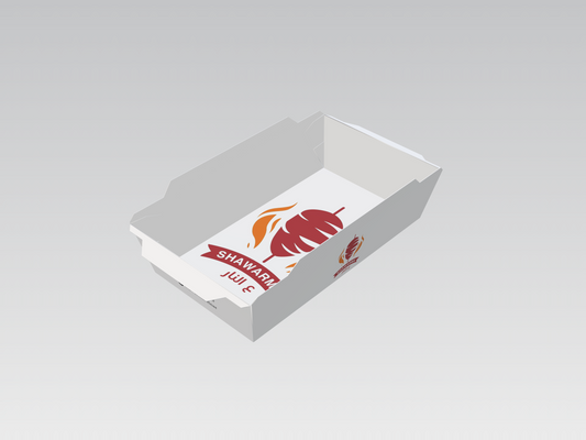 custom printed 20×11×5 cm tray box